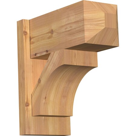 Ekena Millwork Westlake Craftsman Smooth Outlooker, Western Red Cedar, 7 1/2"W x 16"D x 16"H OUT08X16X16WTL04SWR
